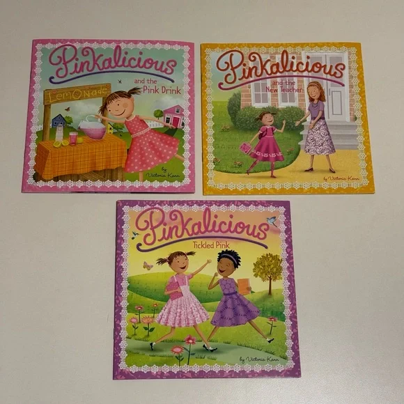 Pinkalicious Children's 3 Book Set - Picture 1 of 1